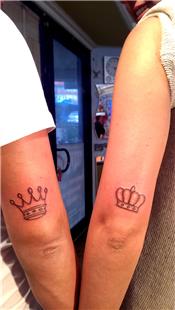 iftlere zel Ta Dvmeleri / Couple Crown Tattoos