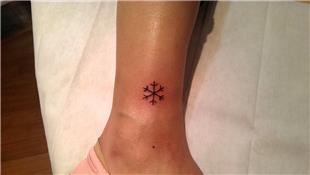 Kar Tanesi Dövmesi / Snowflake Tattoo