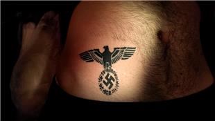 Gamalı Haç ve Kartal Nazi Sembolleri Dövmesi / Natzi Symbol Tattoo