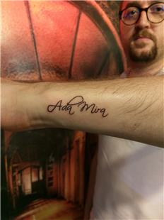 Ada Mira ocuk smi Dvmesi / Name Tattoos