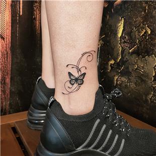 Kelebek Dövmesi / Butterfly Tattoo