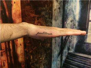 Sabr Yaz Dvmesi / Patience Tattoo 