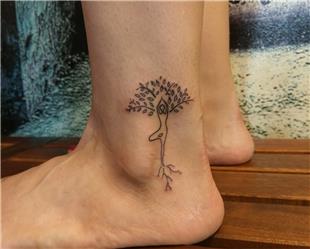 Hayat Aac nsan Yoga Dvmesi / Life Tree Human Yoga Tattoo