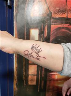 Arda smi ve Ta Dvmesi / Name and Crown Tattoo