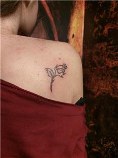 Omuza Gl Dvmesi / Rose Tattoo