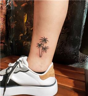 Palmiye Aac Dvmesi / Palm Tree Tattoo