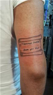 Parmen zerine Yaz Dvmesi / Parchment Tattoos