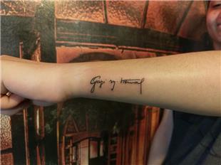 Gazi Mustafa Kemal mzas Dvme / Atatrk Signature Tattoo