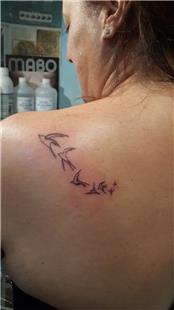 Omuza Kuşlar Dövmesi / Bird Tattoos