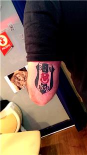 Beşiktaş JK Amblemi Dövme / Beşiktaş Football Club Tattoo