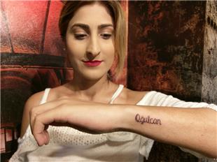 Oulcan sim Dvmesi / Name Tattoo