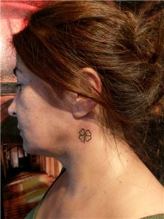 4 Yaprakl Yonca Dvmesi / 4 Leaf Clover Tattoos