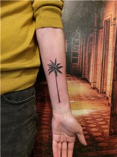 Palmiye Aac Dvmesi / Palm Tree Tattoo