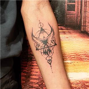 Anka ve gen Dvmesi / Phoenix and Triangle Tattoo
