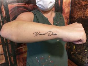 Kumsal ve Derin simleri Dvmesi / Name Tattoos