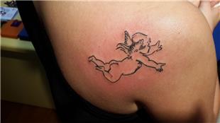 Ak Tanrs Bebek Eros Dvmesi / Eros God of Love Tattoo