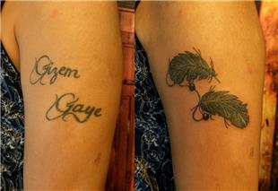 Tüy Dövmeleri ile İsim Dövmesi Kapatma Çalışması / Name Tattoo Cover Up