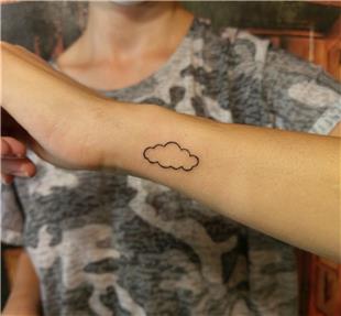 Bilee Minimal Bulut Dvmesi / Minimal Cloud Tattoo