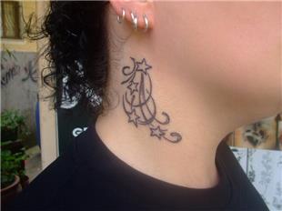 Boyun Yldz Dvmeleri / Neck Stars Tattoo