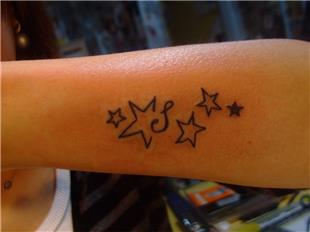 Yıldızlar ve S Harfi Dövmesi / Star Tattoos