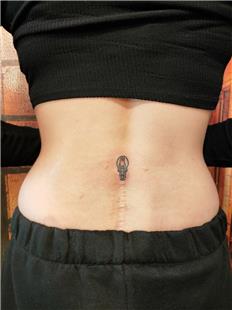 Diki zi zerine Fermuar Dvmesi / Zipper Tattoo on Stitch Scar