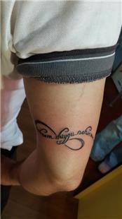 Sonsuzluk areti ine  sim Dvmesi / Infinity Name Tattoos