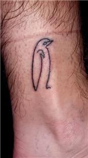 Sonsuzluk Tarih Picasso Penguen ve Bayku Dvmesi / Picasso Penguin Owl Infinity Tattoo