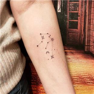 Kova Burcu Dvmesi / Aquarius Horoscope Tattoo