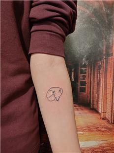 izgisel Minimal Tilki Dvmesi / Minimal Fox Tattoo