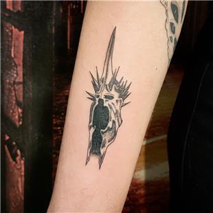 Yüzüklerin Efendisi Cadı Kral Dövmesi / Lord of the Rings Witch-king of Angmar Tattoo