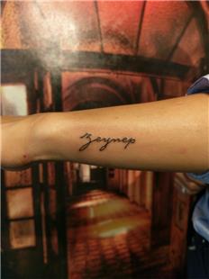 Bilee Zeynep sim Dvmesi/ Name Tattoos