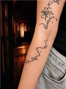 �izgi ve Y�ld�zlar D�vmesi / Lines and Stars Tattoo