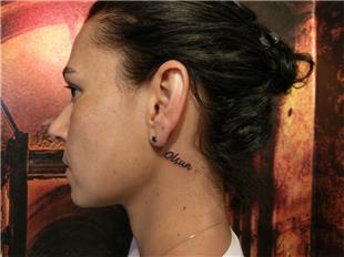Boyuna Yazı Dövmesi / Neck Tattoos