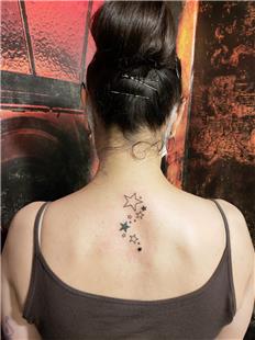 Srta Yldzlar Dvmesi / Stars Tattoo on Back
