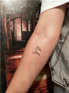 Eliz Atn sim Dvmeleri / Name Tattoos