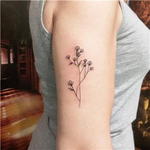 Kol zerine iek Dvmesi / Flower Tattoos