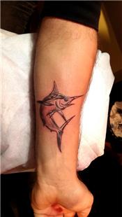 Kılıç Balığı Dövmesi / Marlin Tattoo