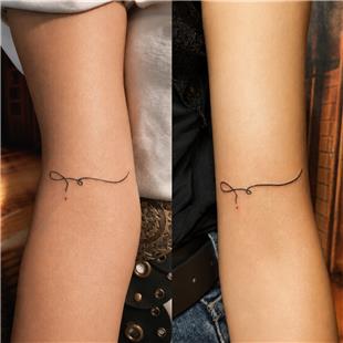 Vampir G�nl�kleri Sembol� Arkada�l�k D�vmesi / The Vampire Diaries Friendship Tattoo