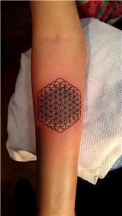 Yaam iei Sempiternal Halkalar Dvmesi / Flower Of Life Tattoo