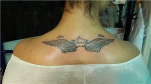 Yıldız ve Kanatlar Dövmesi / Star and Wings Tattoo