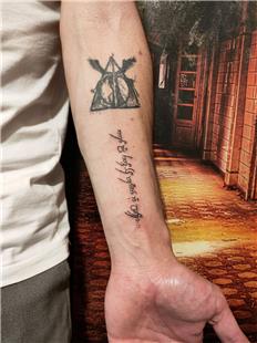 Yüzüklerin Efendisi Yazı Dövmesi / Lord of the Rings Tattoo
