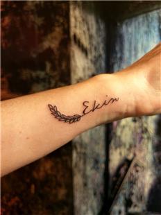 Buday Baa ve Ekin sim Dvmesi / Wheat Head and Name Tattoo