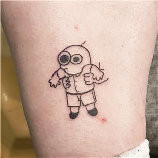 Pim Pimling D�vmesi / Pim Pimling Smiling Friends Tattoo