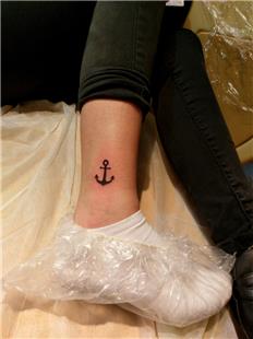 Ayak Bileine apa Dvmeleri / Anchor Tattoos 