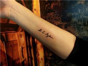 D.E. rfan El Yazs sim Dvmesi / Name Tattoos