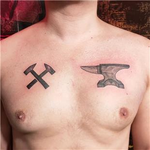 eki ve rs Dvmesi / Hammer and Anvil Tattoo