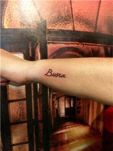 Bura sim Dvmesi / Name Tattoos