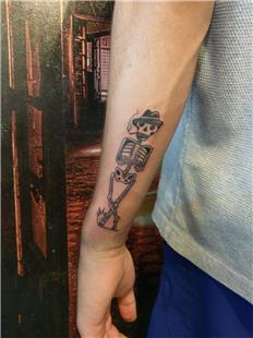 Old School skelet Dvmesi / Old School Skeleton Tattoo