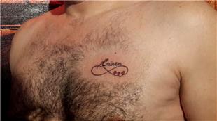 sim Sonsuzluk ve Kalp Dvmesi / Infinity Name Heart Tattoo