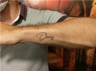 Bilee Deniz sim Dvmesi / Name Tattoos